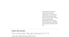 Desktop Screenshot of neighborhoodstoryproject.org